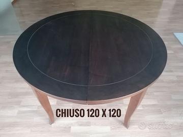 Tavolo rotondo allungabile