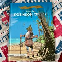 Libro Mondadori nuovo a fumetti “Robinson Crusoe”
