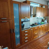 cucina legno massello lineare