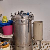 distillatore acciaio inox alimentare 120 lt