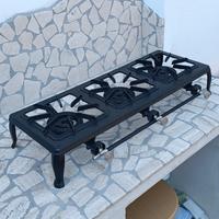 Fornello 3 fuochi da esterno in ghisa 