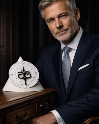 Orologio artigianale in carta n° 2 - Monosfera