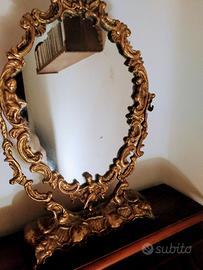specchio da toletta fine ottocento