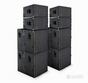 impianto audio completo pointe source o line Array