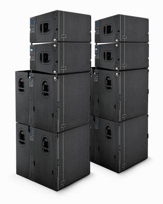 impianto audio completo pointe source o line Array