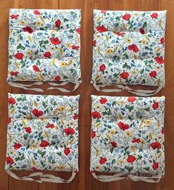 4x cuscini sedia