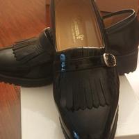 Scarpe donna in vernice nera 38 1/2