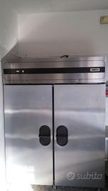 FRIGO ACCIAIO INOX ZANUSSI  2 porte - 6 ripiani