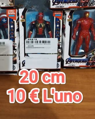  giocattoli spiderman Hulk tanos Iron Man c americ