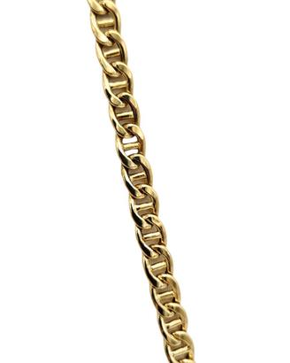 Collana da uomo realizzata in oro giallo 18 kt