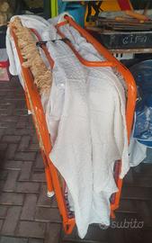 letto richiedibile in ferro... rete materasso ruot