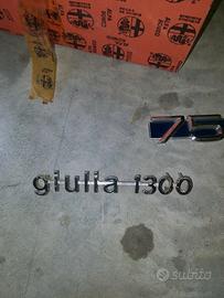 Scritta posteriore nuova Alfa Romeo Giulia 1300