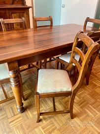 pianoforte sedie tavolo