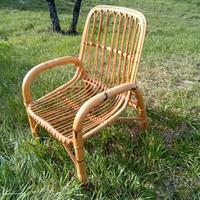 3 sedie di bamboo + tavolino