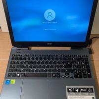 Acer Aspire pc portatile ram 4gb hd 500gb w11