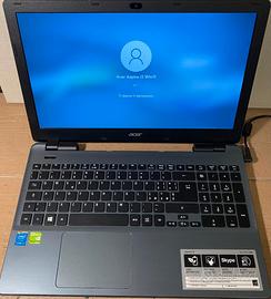 Acer Aspire pc portatile ram 4gb hd 500gb w11