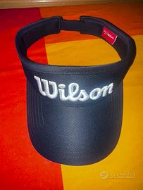 Visiera Sportiva Wilson Originale - Nera nuova