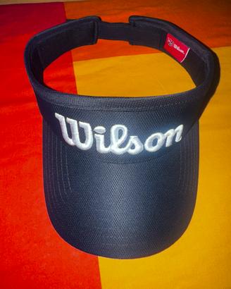 Visiera Sportiva Wilson Originale - Nera nuova