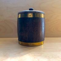 Contenitore a botte in legno