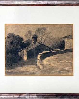 Alberto Zardo pittore disegno casolare