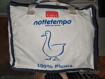 Piumino lettino bambino in piuma d'oca
