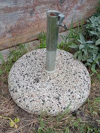 base per ombrellone in cemento