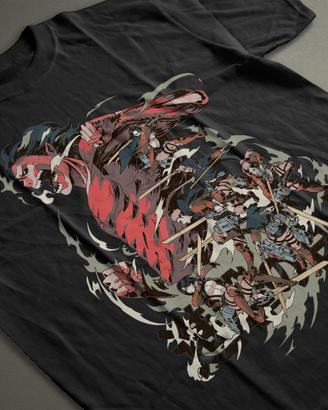 T-Shirt Anime Attack on Titan | Shingeki no Kyojin