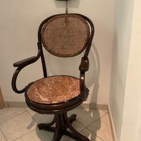 Sedia barbiere antica