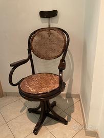 Sedia barbiere antica