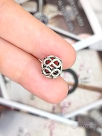 Charm pandora openwork infinito argento 925 