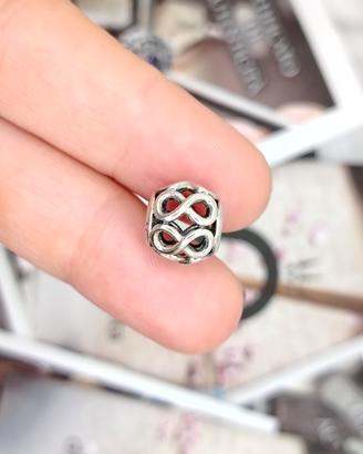 Charm pandora openwork infinito argento 925 