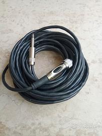 Cavo audio professionale xlr femmina - jack 