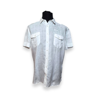 Camicia Uomo Gaudì Bianca Lino–Taglia XL Leggera!