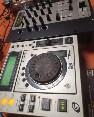 lettore cdj gemini con campionatore