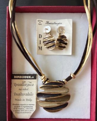 Parure collana e orecchini Dim Bijoux
