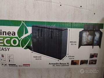 pattumiera tre scomparti 