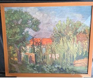 quadro a tempera di Achille Funi