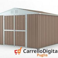 Box struttura lamiera Acciaio 327x307 tortora