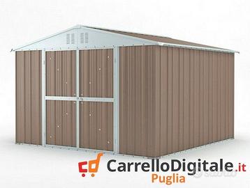 Box struttura lamiera Acciaio 327x307 tortora