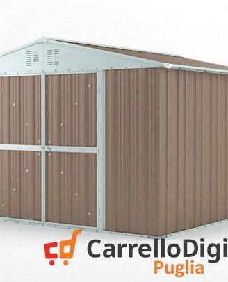Box struttura lamiera Acciaio 327x307 tortora