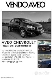 AUTO AVEO CHEVROLET
