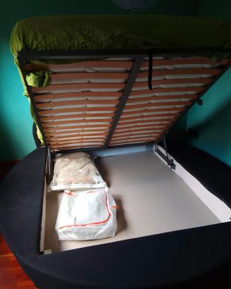 Letto contenitore base rotonda