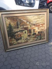 grande quadro  olio su tela.