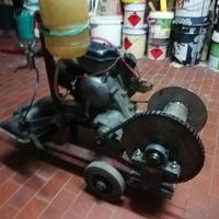 Verricello con motore vespa 125