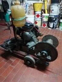 Verricello con motore vespa 125