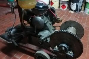 Verricello con motore vespa 125