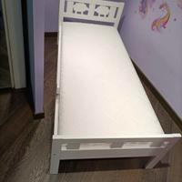 lettino completo con materasso nuovo 