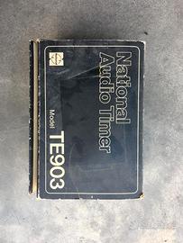 National audio timer vintage stereo digitale