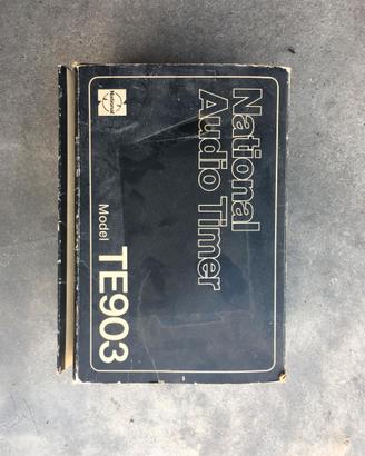 National audio timer vintage stereo digitale