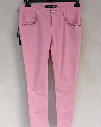 Jeans skinny donna strass CristinaEffe, tg IT 44 